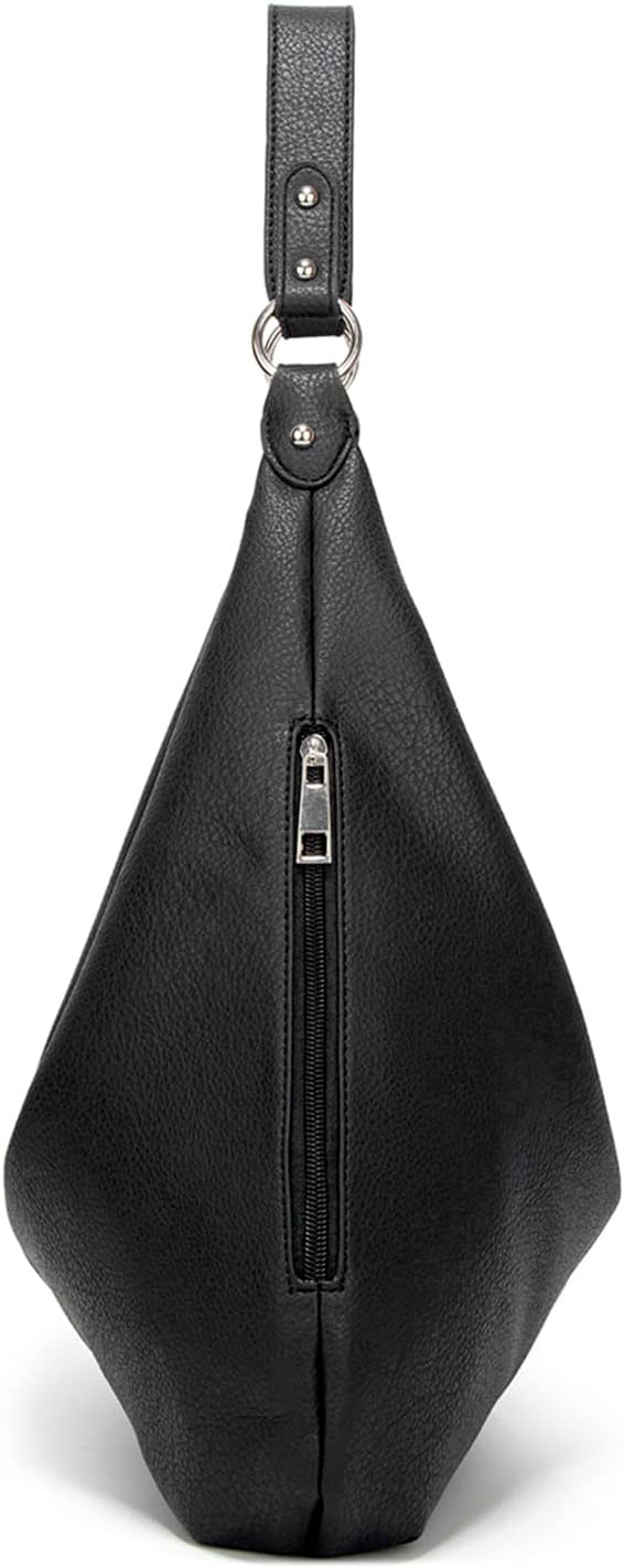 Chic Leather Zip Tote Bag
