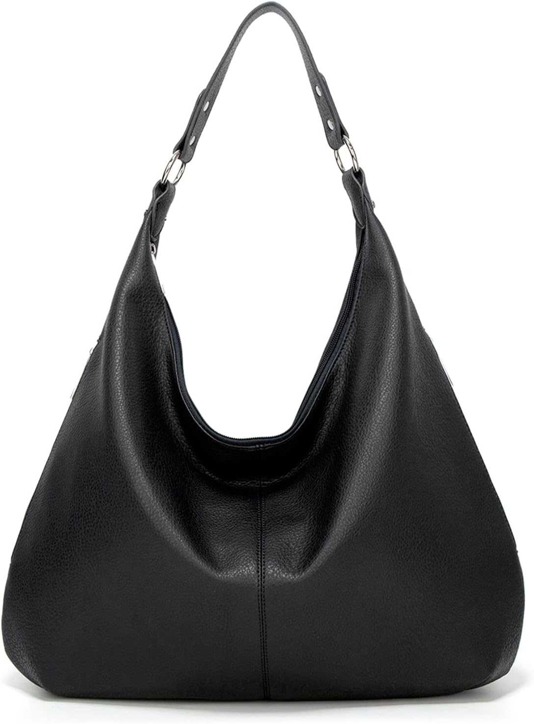 Chic Leather Zip Tote Bag