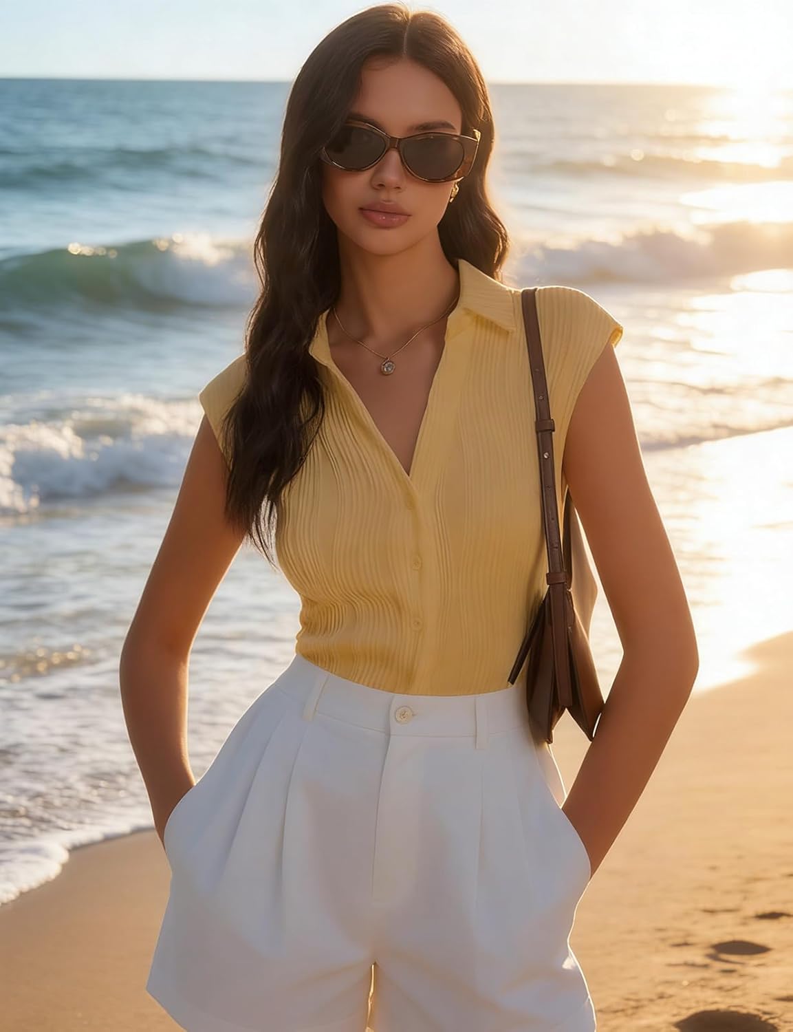 Chic Button Down Blouse