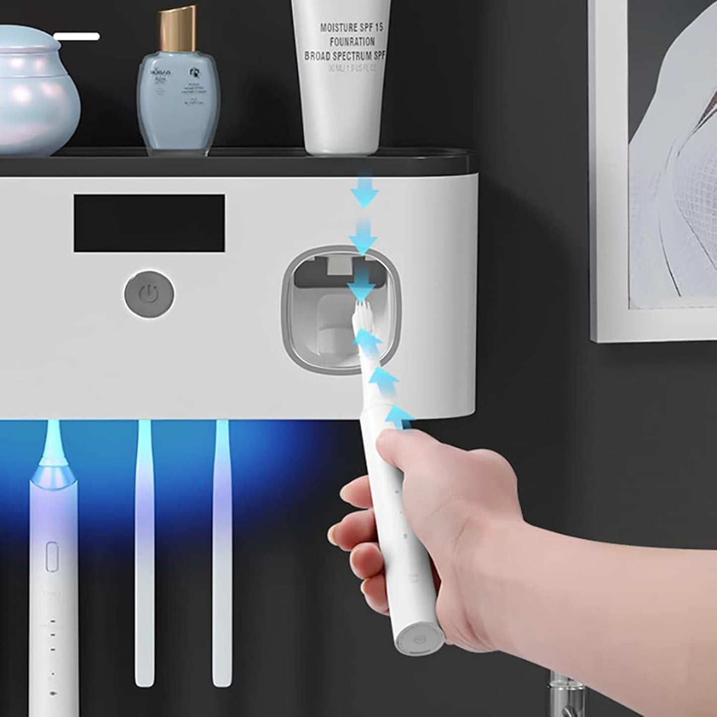 Smart Solar Toothbrush Station