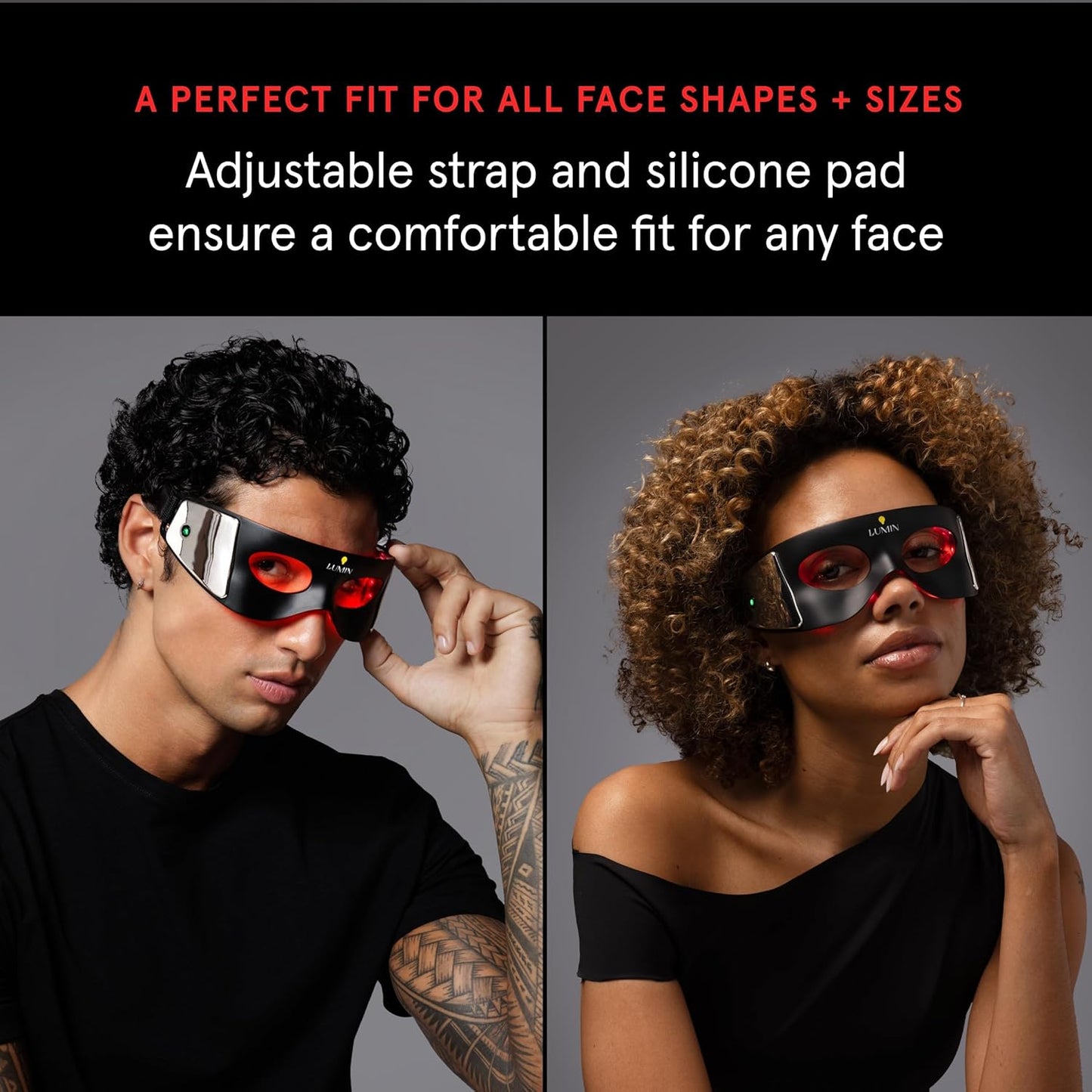 GlowBoost LED Eye Mask